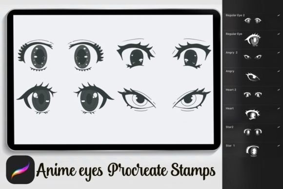 Anime Procreate Stamps Brush Set Guide