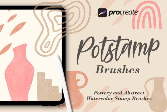 Evaluating Potstamp Procreate Brushes for Digital Design Workflows