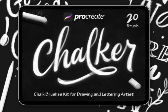 Evaluating the Utility and Workflow of Chalker Procreate Brushes for Digital Creators