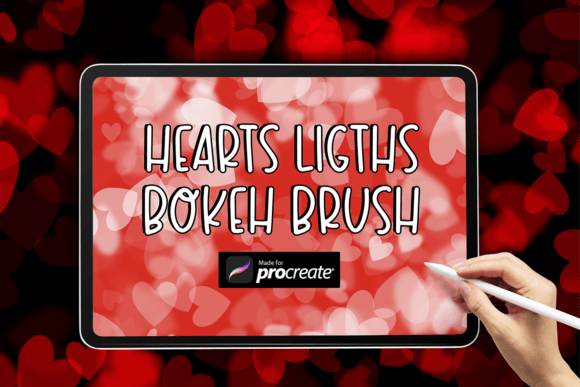 Hearts Lights Bokeh Procreate Brushes: A Practical Tool for Valentine’s Day Design