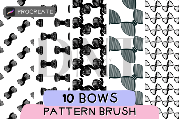 Integrating 10 Bow Pattern Brushes into Your Digital Design Workflow