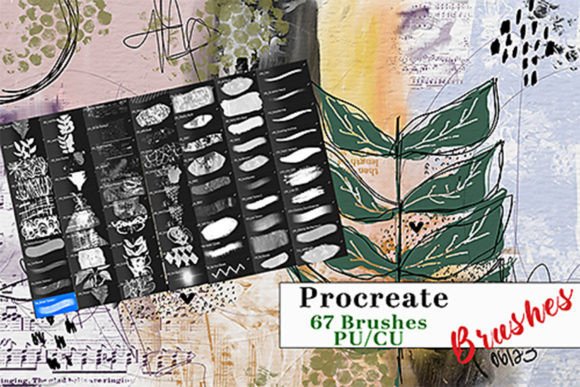 Mixed Media Set 2 Procreate Brush Guide
