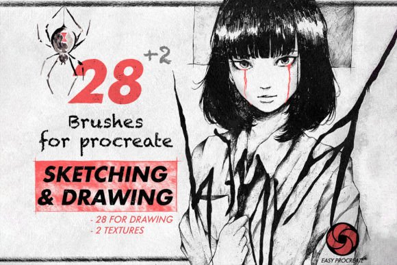 Sketching Drawing Procreate Bundle