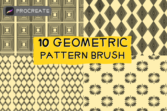 Strategic Visual Identity: Leveraging 10 Geometric Pattern Brushes for Consistent Branding