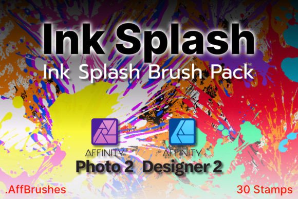 Unleashing Digital Spontaneity with Ink Splash for Affinity Designer and Photo